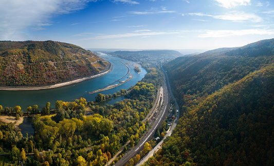 Rhine River from above